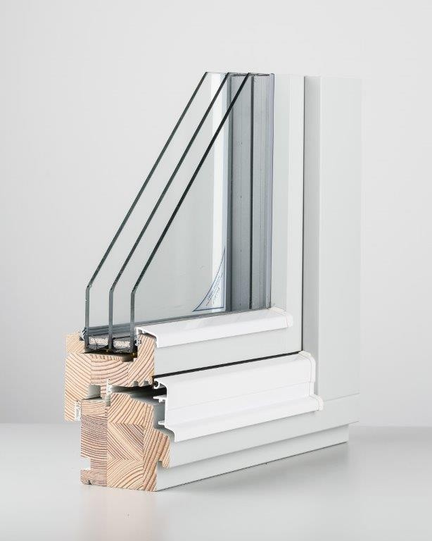 DK13 wooden window (2- or 3-glazing)