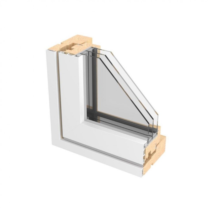 SW17 aluclad window (3-glazing)